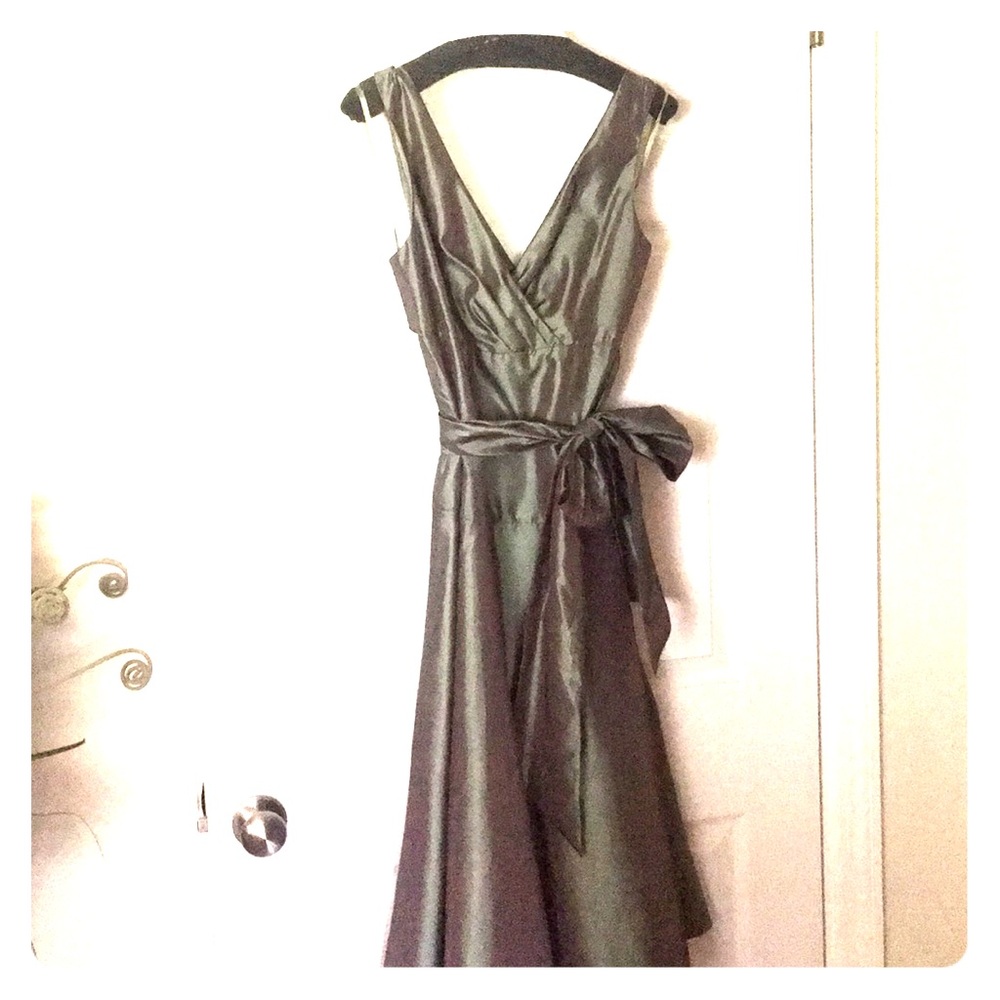 Green iridescent dress